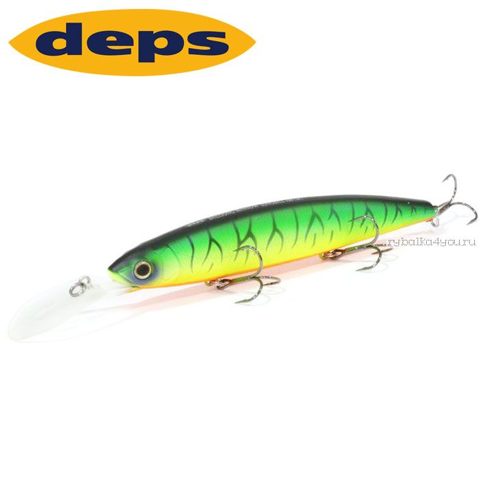 Воблер Deps Balisong Minnow 130SF Longbill 130 мм / 26,5 гр / Заглубление: 2,5 -3 м / цвет: 05 Hot Tiger