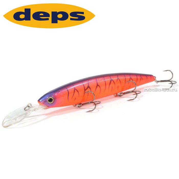 Воблер Deps Balisong Minnow 130SF Longbill 130 мм / 26,5 гр / Заглубление: 2,5 -3 м / цвет: 31 Redly Tiger