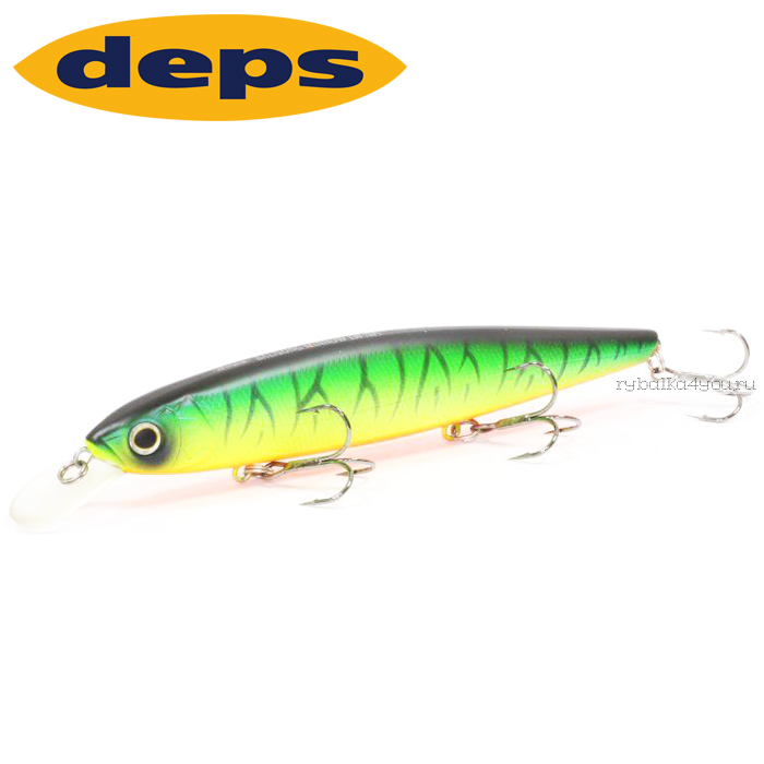 Воблер Deps Balisong Minnow 130SP 130 мм / 25 гр / Заглубление: 1,3 - 2 м / цвет: 05 hot tiger