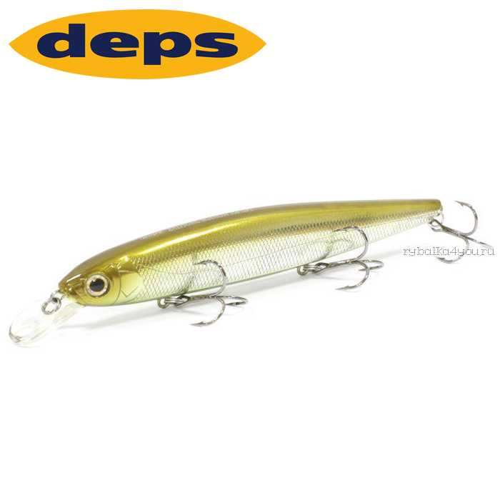 Воблер Deps Balisong Minnow 130SP 130 мм / 25 гр / Заглубление: 1,3 - 2 м / цвет: 23 glass belly shiner