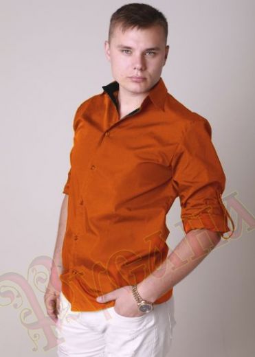 Рубашка оранжевая