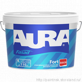 Краска для фасадов и цоколей Aura Fasade