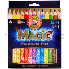 Карандаш разноцветный Koh-i-Noor Magic 13шт. 3408