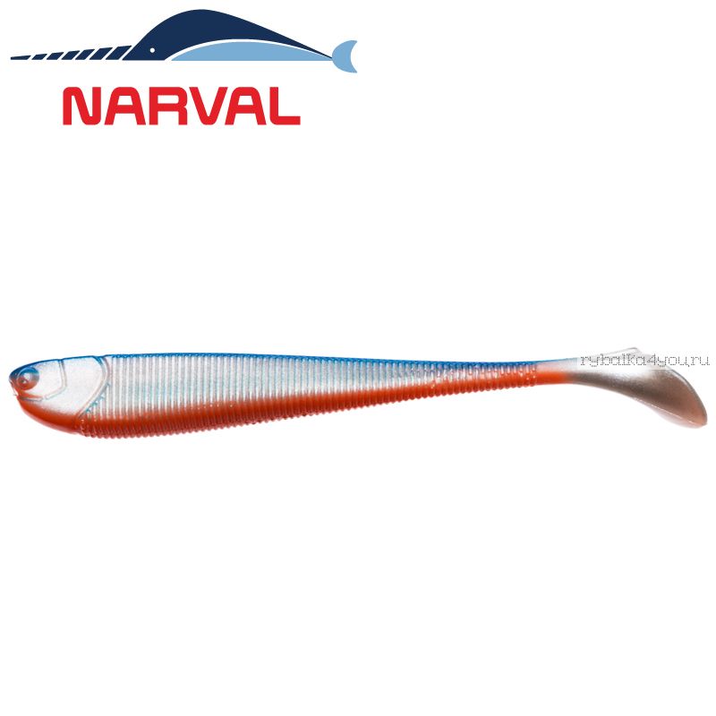 Мягкие приманки Narval Slim Minnow 90 мм / упаковка 6 шт / цвет: 001 Blue Back Shiner