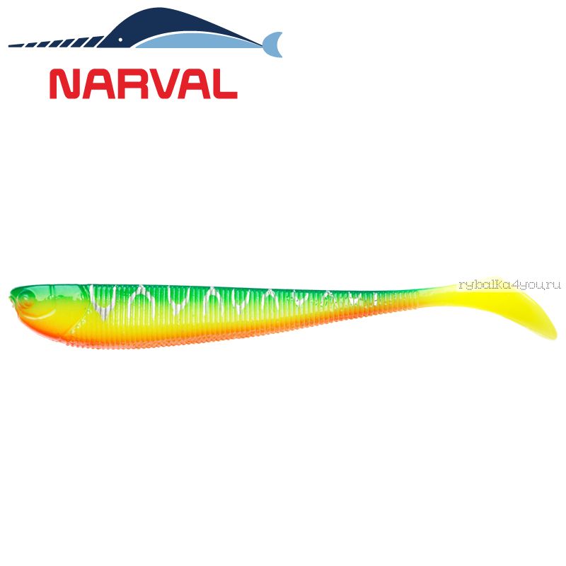 Мягкие приманки Narval Slim Minnow 90 мм / упаковка 6 шт / цвет: 002 Blue Back Tiger