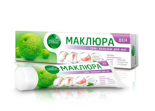 Маклюра ВЕН гель-бальзам при варикозном расширении вен и тромбофлебите. 100 мл