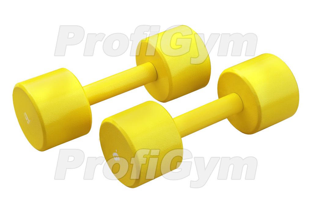 ГНП-9 Гантель «ProfiGym» неразборная с полимерным покрытием, 9 кг