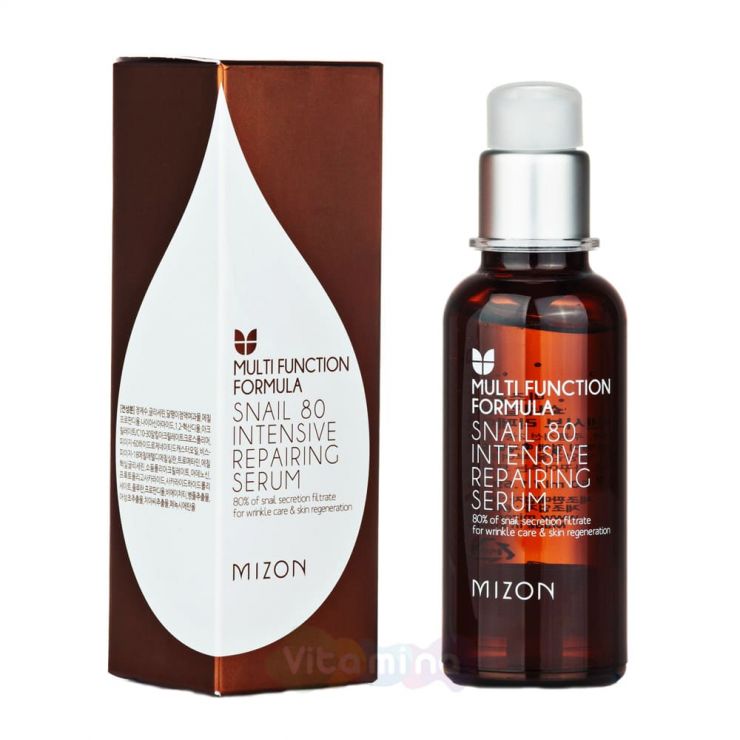 Mizon Концентрированная сыворотка с муцином улитки Multi Function Formula Snail 80 Intensive Repairing Serum, 50 мл