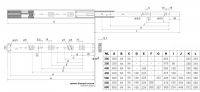 Шариковые направляющие с доводчиком 400 мм DB4512Zn/400