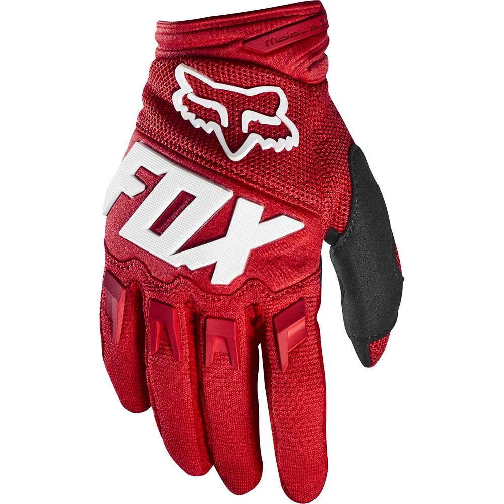 Fox Dirtpaw Race Red перчатки, красные