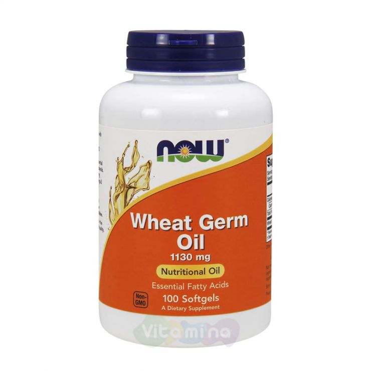 Now Foods Масло зародышей пшеницы Wheat Germ Oil, 100 капсул