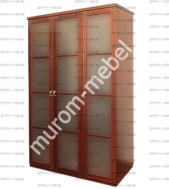 Шкаф 3-дверный Витраж матовый (135х55х220)