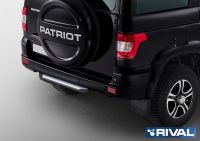 Защита заднего бампера d76 Uaz Patriot 2014-2016-