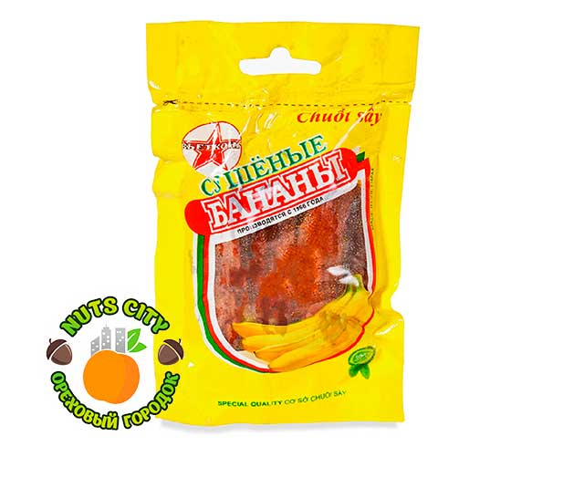 Сушеные бананы 100гр