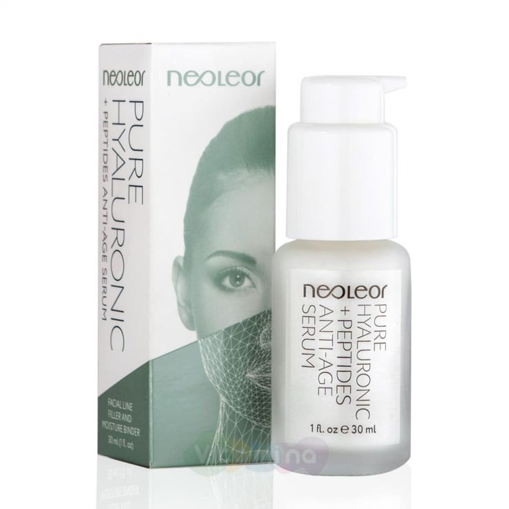 Neoleor Гиалуроновая пептидная сыворотка анти-эйдж Pure Hyaluronic+Peptides Anti-Age Serum, 30 мл