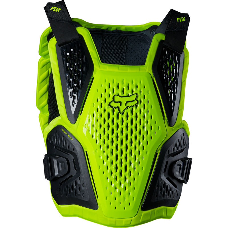 Fox Raceframe Impact Fluorescent Yellow жилет защитный, флуоресцентный желтый