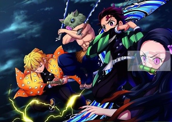 Плакат Kimetsu no Yaiba