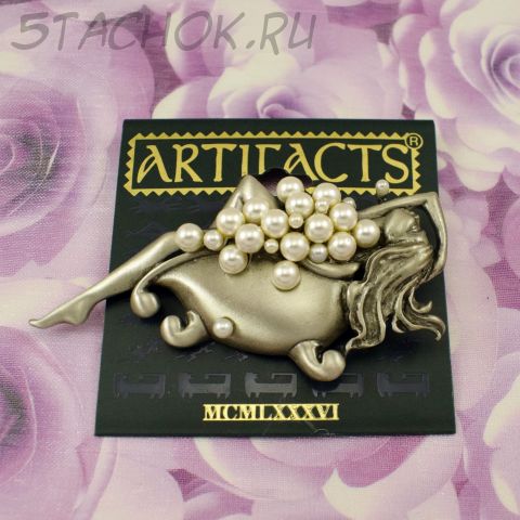 Брошь "Дама в ванне" (JJ США)