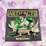 Брошь "Лягушка гламурная" (JJ США)