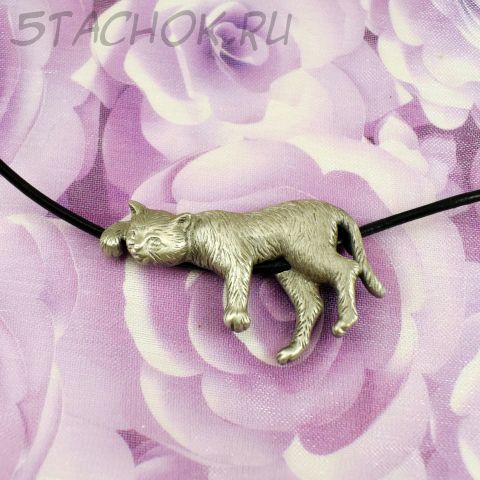 Колье "Лежащая кошечка" (JJ США)