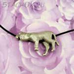 Колье "Лежащая кошечка" (JJ США)