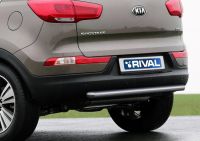 Защита заднего бампера d57 Kia Sportage 2010-2014-2015