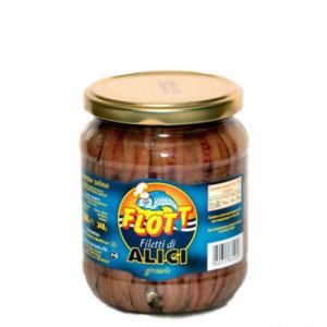 Анчоусы филе в подсолнечном масле Flott Filetti di Alici 340 г - Италия