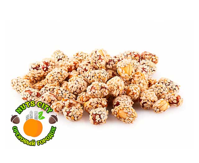 Фундук в кунжуте Фундук в кунжуте