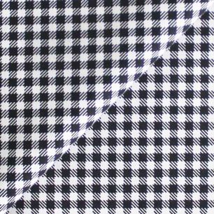Ткань Хлопок Черная клетка 50x40 см