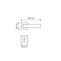 Ручка Linea Cali Aqua 1440 RO 019. схема