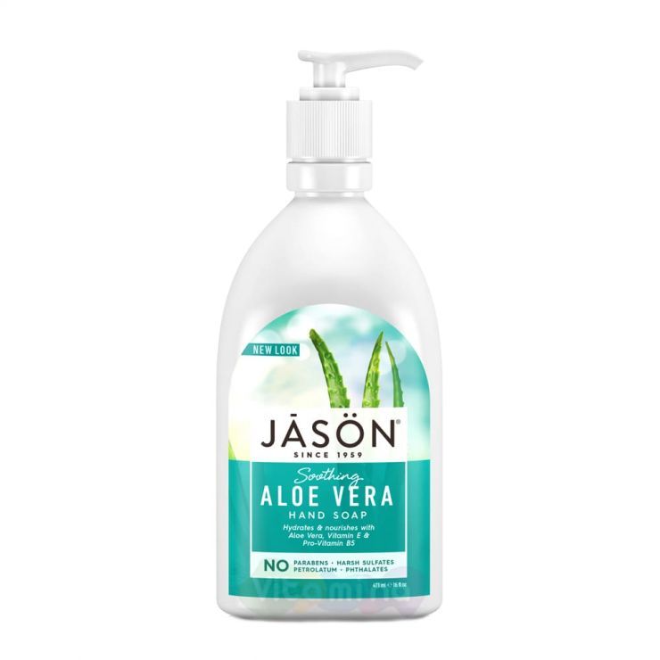 Jason Жидкое мыло для рук «Алое Вера» Soothing Aloe Vera Hand Soap, 473 г