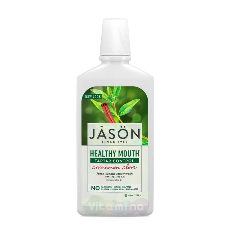 Jason Ополаскиватель для полости рта «Чайное дерево» Healthy  Mouthwash, 473 мл