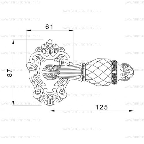 Ручка Mestre 0R7441.N