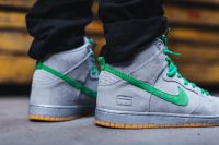 NIKE SB DUNK HIGH "GRAY BOX" METALLIC SILVER