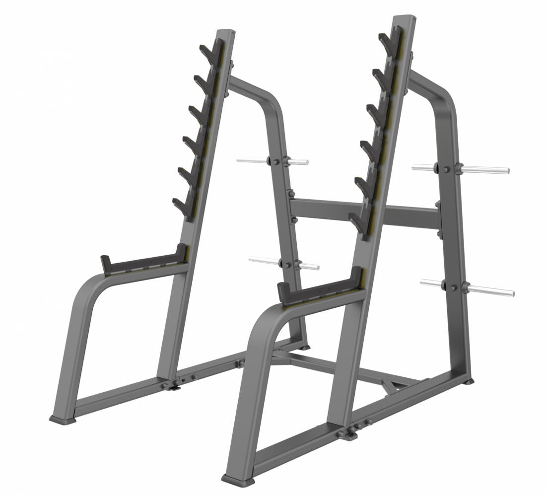 E-1050В Стойка для приседаний с ограничителями (Squat Rack)