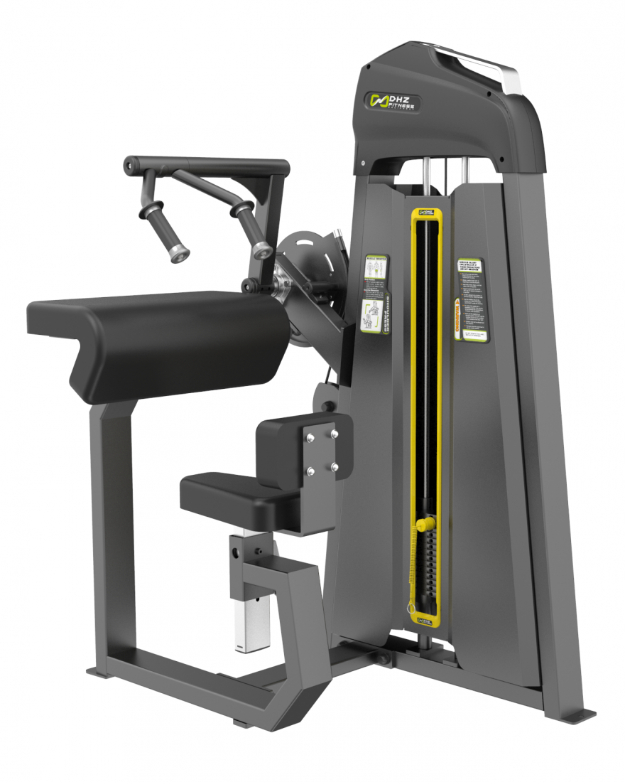 E-3027 Трицепс-машина сидя. Прямая парта (Seated Tricep - Flat). Стек 105 кг.