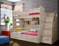 Кровать двухъярусная Лилак ФЛ-21, трехместная