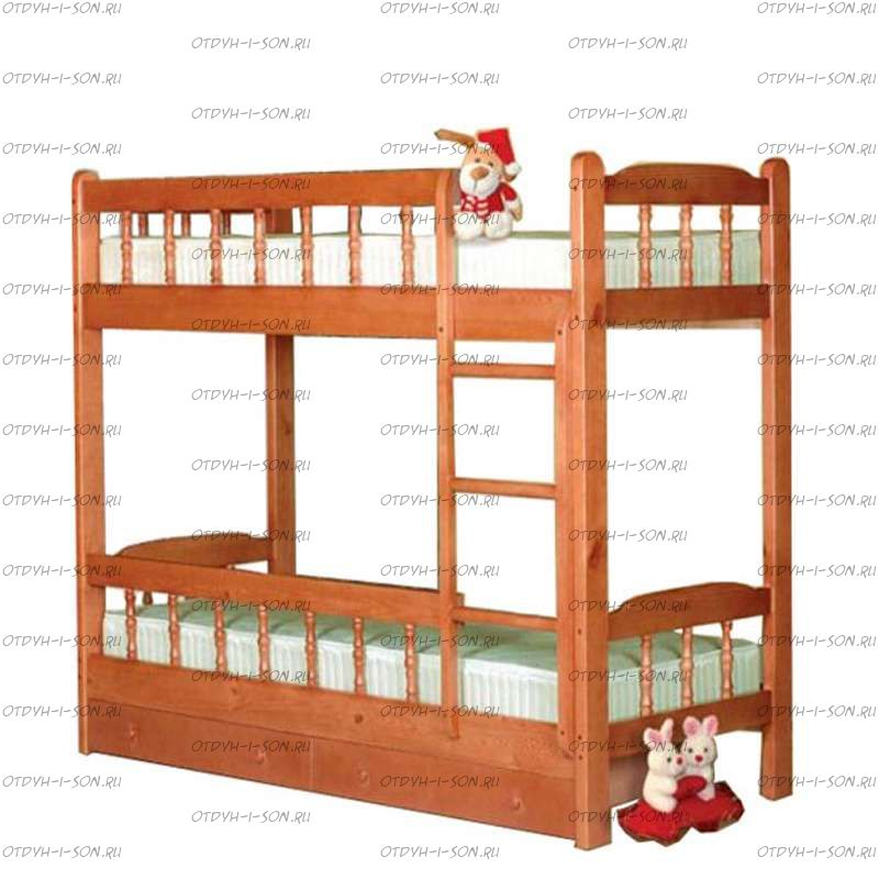 Кровать двухъярусная Алсу