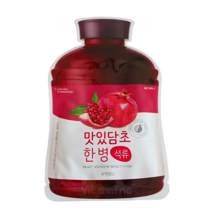 A'Pieu Тканевые маски с фруктовым уксусом Fruit Vinegar Sheet Mask
