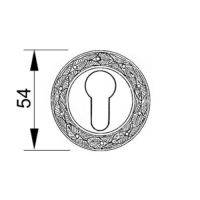 Накладка на замок с цилиндром Mestre 0EY065.схема