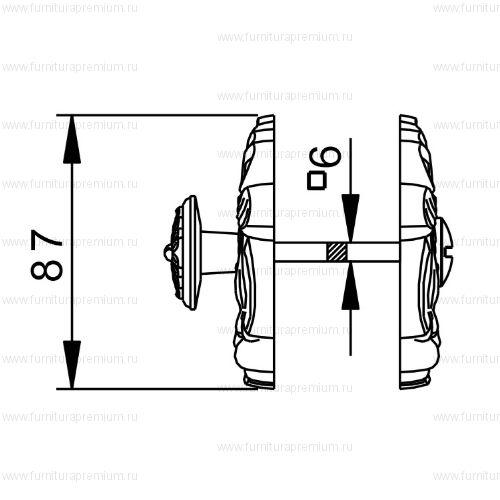 Накладка-фиксатор Mestre 0WC074