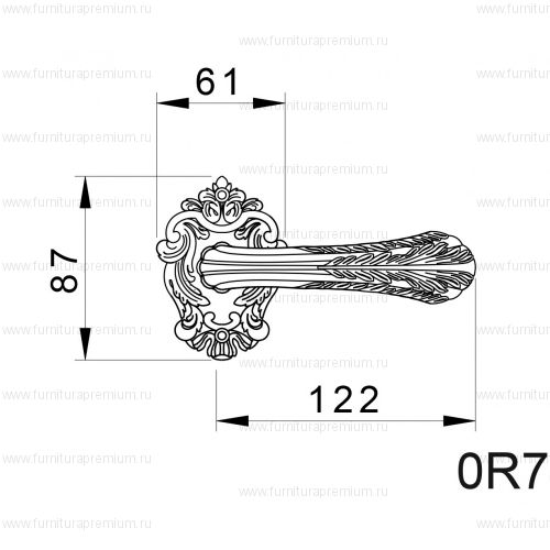 Ручка Mestre 0R7424