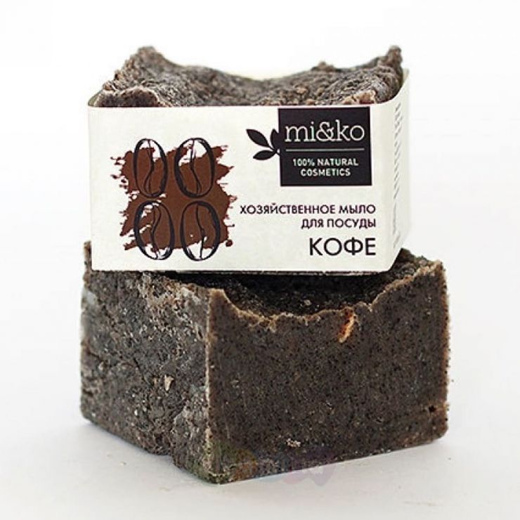 Mi&Ko Хозяйственное мыло для посуды Кофе, 175 г