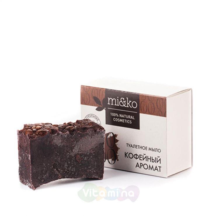 Mi&Ko Туалетное мыло Кофейный аромат, 75 г.
