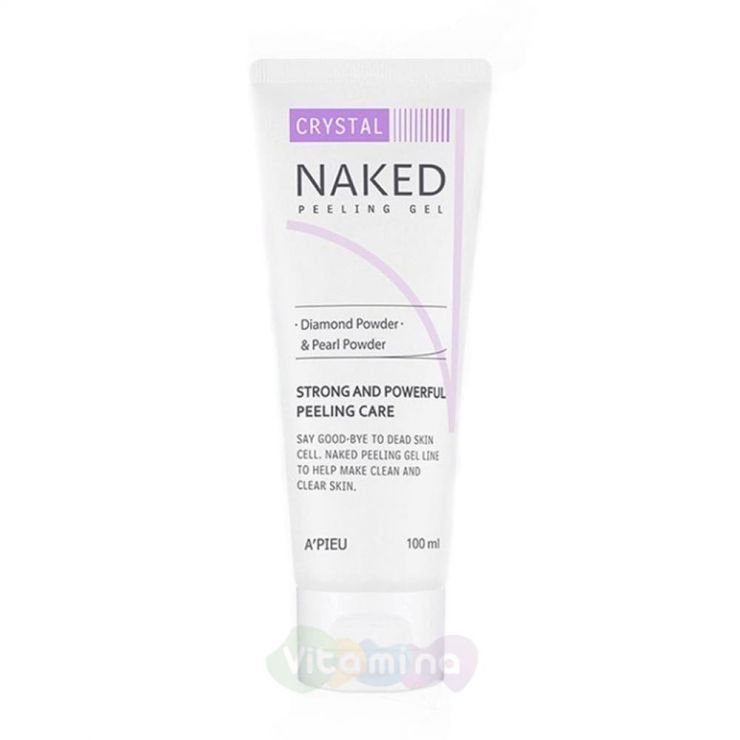 A'Pieu Интенсивный пилинг гель с алмазным порошком Naked Peeling Gel Crystal, 100 мл