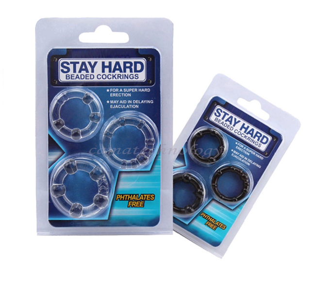 Stay Hard Beaded Cockrings