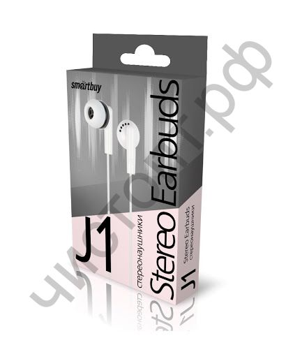 Наушники Smartbuy J1, белые, коробка (SBE-112K)