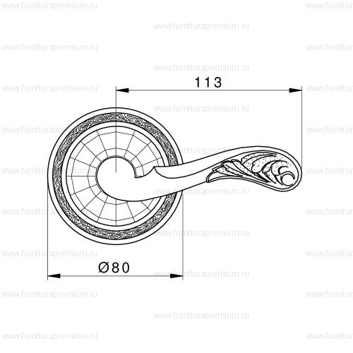 Ручка Mestre 0R6260