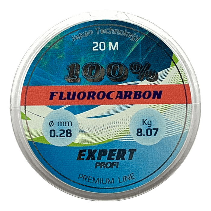 Леска 0,17 мм 20 м флюорокарбон Expert Profi Fluorocarbon 100%