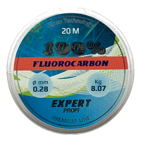 Леска рыболовная 0,20 мм 20 м флюорокарбон Expert Profi Fluorocarbon 100%